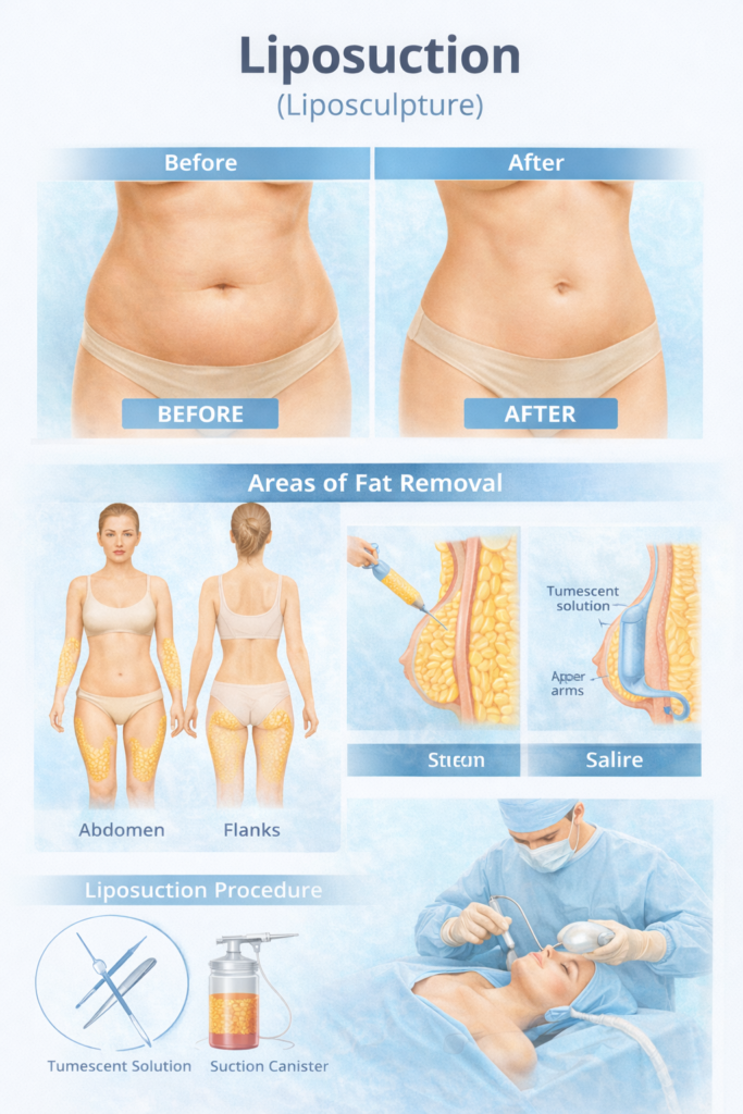 Liposuction before and after results with fat removal areas by Dr Animesh Damani Best Plastic Surgeon in Indore