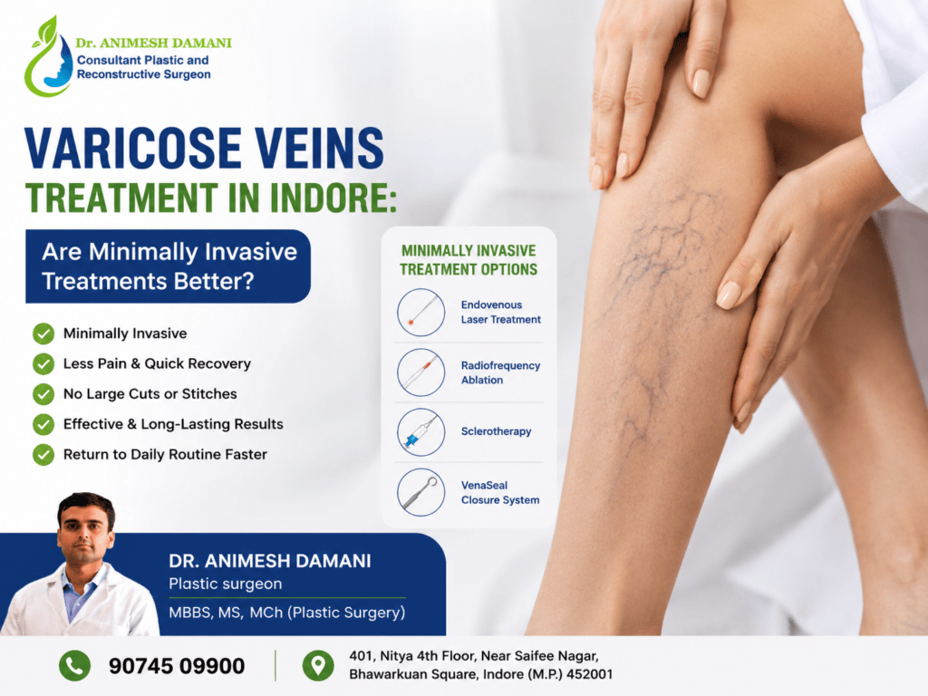 Varicose Veins Treatment in Indore: Are Minimally Invasive Treatments Better? – Dr. Animesh Damani